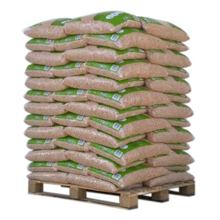 PELLET DIN PELLETS - PALLET VAN 65 ZAKKEN 15 KG
