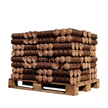 Halve pallet verdicht hout - Loofhout + naaldhout - 480 kg