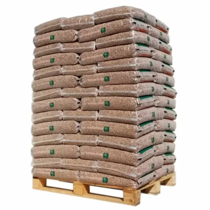 Pellet Natural Energie gemaakt van 100% natuurlijk naaldhout - Pallet van 65 x 15 kg zakken