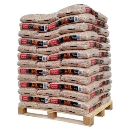 Pellet EXCELLENT PELLETS DIN Plus en EN Plus A1 gecertificeerd - Pallet van 65 x 15 kg zakken