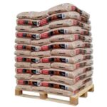 Pallet Excellent hout DIN Plus, Plus A1 gecertificeerd 65 x 15 kg zakken